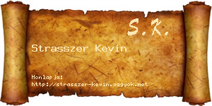 Strasszer Kevin névjegykártya